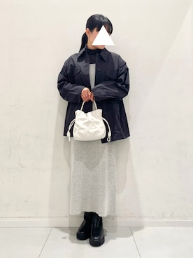 MORIさん（レディース・159cm）の冬コーディネート