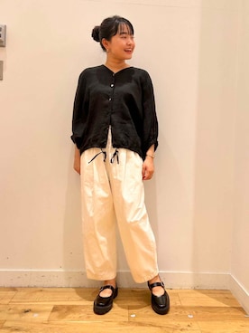 「かぐれ」｜MORIさん（レディース・159cm）の夏コーディネート