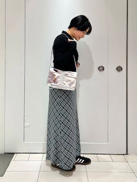 「スカートコーデ」｜MORIさん（レディース・159cm）の冬コーディネート