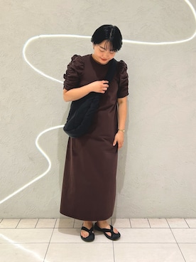 「KBF（ケイビーエフ）のアイテム」を使った、MORIさん（レディース・159cm）の夏コーディネート