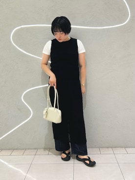「KBF（ケイビーエフ）のアイテム」を使った、MORIさん（レディース・159cm）の夏コーディネート