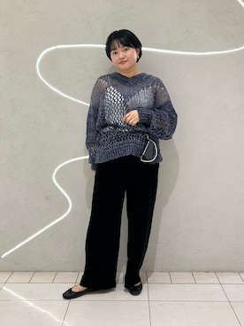 「アイテム（財布）」を使った、MORIさん（レディース・159cm）の秋コーディネート