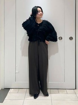 「158cm」｜MORIさん（レディース・159cm）の冬コーディネート