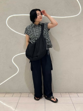 「夏アイテム」｜MORIさん（レディース・159cm）の春コーディネート