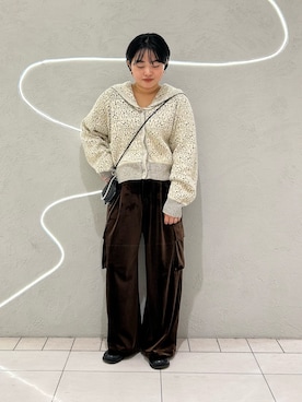 「アイテム（財布）」を使った、MORIさん（レディース・159cm）の秋コーディネート