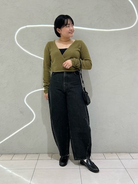 「LEE」｜MORIさん（レディース・159cm）の秋コーディネート