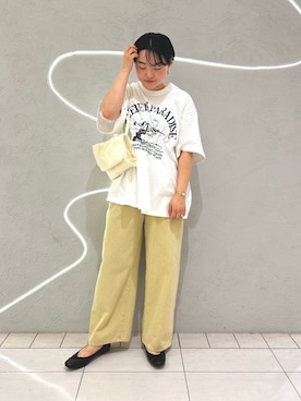 「KBF（ケイビーエフ）のアイテム」を使った、MORIさん（レディース・159cm）の夏コーディネート
