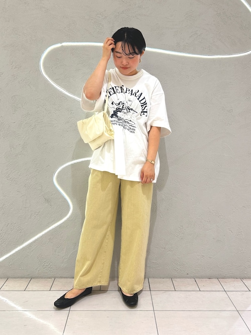 シャーリングプリントTEE