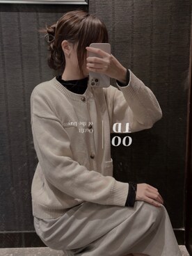 「Hissoのアイテム」を使った、ChingggYiさん（レディース・163cm）の冬コーディネート