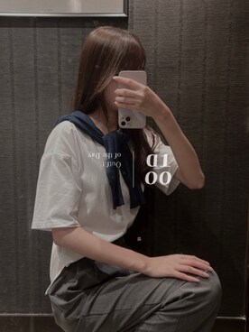 「no brand（ノーブランド）のアイテム（その他アウター）」を使った、ChingggYiさん（レディース・163cm）の夏コーディネート