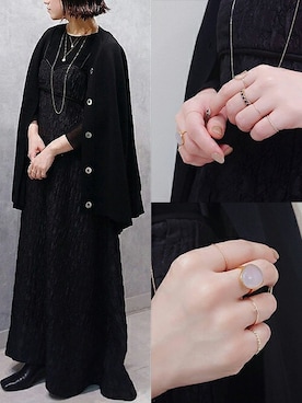 「cui-cui（キュイキュイ）のアイテム（アクセサリー）」を使った、cui-cuiさん（レディース・160cm）の秋コーディネート