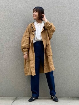 「ADIEU TRISTESSE（アデュートリステス）のアイテム（パンツ）」を使った、congespayesADIEUTRISTESSEさん（レディース・159cm）の秋コーディネート