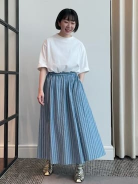 「ADIEU TRISTESSE（アデュートリステス）のアイテム（サンダル）」を使った、congespayesADIEUTRISTESSEさん（レディース・157cm）の春コーディネート