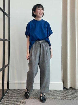 「ADIEU TRISTESSE（アデュートリステス）のアイテム（サンダル）」を使った、congespayesADIEUTRISTESSEさん（レディース・157cm）の春コーディネート