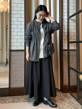 「conges payes ADIEU TRISTESSE（コンジェ ペイエ アデュートリステス）のアイテム」を使った、congespayesADIEUTRISTESSEさん（レディース・157cm）の秋コーディネート