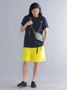 「MIS（エムアイエス）のアイテム（バッグ）」を使った、鈴木さん（メンズ・171cm）の春コーディネート