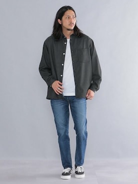 「RED CARD TOKYO（レッドカード）のアイテム」を使った、鈴木さん（メンズ・171cm）の秋コーディネート