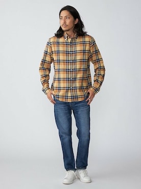 「RED CARD TOKYO（レッドカード）のアイテム」を使った、鈴木さん（メンズ・171cm）の秋コーディネート