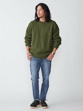 「RED CARD TOKYO（レッドカード）のアイテム」を使った、鈴木さん（メンズ・171cm）の秋コーディネート