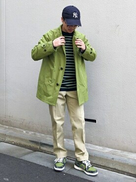 「タケオキクチ(TAKEO KIKUCHI)」｜「アイテム（ブルゾン）」を使った、TAKEO KIKUCHIさん（メンズ・167cm）の冬コーディネート