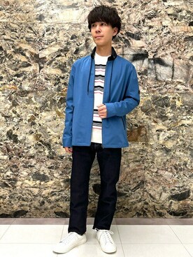 「タケオキクチ(TAKEO KIKUCHI)」｜「アイテム（ブルゾン）」を使った、TAKEO KIKUCHIさん（メンズ・169cm）の冬コーディネート