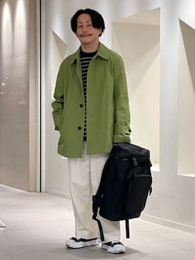 「タケオキクチ(TAKEO KIKUCHI)」｜「アイテム（ブルゾン）」を使った、TAKEO KIKUCHIさん（メンズ・161cm）の冬コーディネート