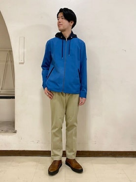 「タケオキクチ(TAKEO KIKUCHI)」｜「アイテム（ブルゾン）」を使った、TAKEO KIKUCHIさん（メンズ・170cm）の冬コーディネート