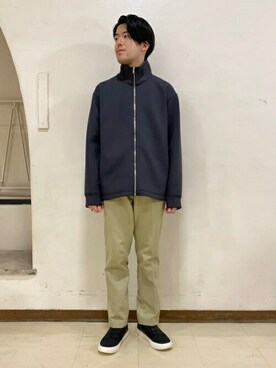 「タケオキクチ(TAKEO KIKUCHI)」｜「アイテム（ブルゾン）」を使った、TAKEO KIKUCHIさん（メンズ・170cm）の冬コーディネート