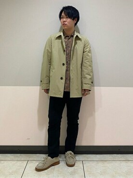 「TAKEO KIKUCHI（タケオキクチ）のアイテム（ブルゾン）」を使った、TAKEO KIKUCHIさん（メンズ・172cm）の春コーディネート