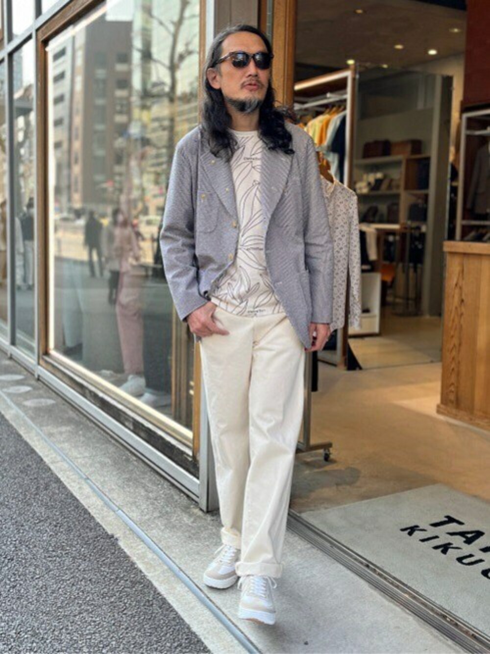 TAKEO KIKUCHI(TAKEO KIKUCHI)｜40ct＆525のテーラードジャケットを 