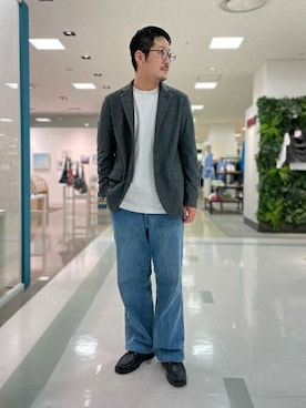 「TAKEO KIKUCHI（タケオキクチ）のアイテム（フォーマルスーツ/小物）」を使った、TAKEO KIKUCHIさん（メンズ・173cm）の春コーディネート