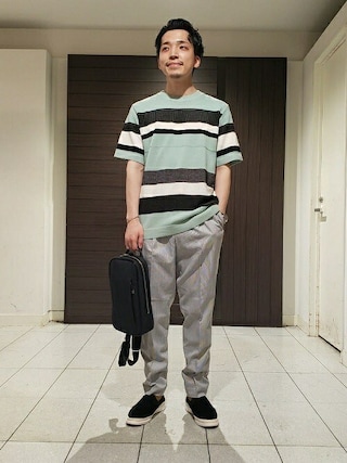 TAKEO KIKUCHI（タケオキクチ）の「◇ヘアライン スクエア ワン