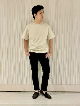 「TAKEO KIKUCHI（タケオキクチ）のアイテム（アクセサリー）」を使った、TAKEO KIKUCHIさん（メンズ・174cm）の夏コーディネート