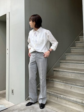 「TAKEO KIKUCHI（タケオキクチ）のアイテム（アクセサリー）」を使った、TAKEO KIKUCHIさん（メンズ・165cm）の夏コーディネート