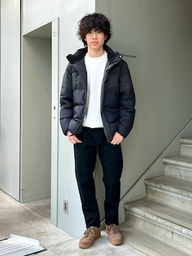「TAKEO KIKUCHI（タケオキクチ）のアイテム（ジャケット/アウター）」を使った、TAKEO KIKUCHIさん（メンズ・172cm）の秋コーディネート
