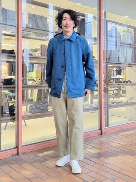 「TAKEO KIKUCHI（タケオキクチ）のアイテム（ジャケット/アウター）」を使った、TAKEO KIKUCHIさん（メンズ・182cm）の冬コーディネート