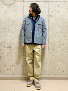 「TAKEO KIKUCHI（タケオキクチ）のアイテム（ジャケット/アウター）」を使った、TAKEO KIKUCHIさん（メンズ・171cm）の冬コーディネート