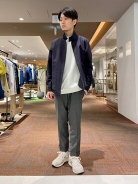 「TAKEO KIKUCHI（タケオキクチ）のアイテム（ジャケット/アウター）」を使った、TAKEO KIKUCHIさん（メンズ・167cm）の春コーディネート