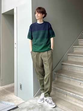 「TAKEO KIKUCHI（タケオキクチ）のアイテム」を使った、TAKEO KIKUCHIさん（メンズ・176cm）の夏コーディネート