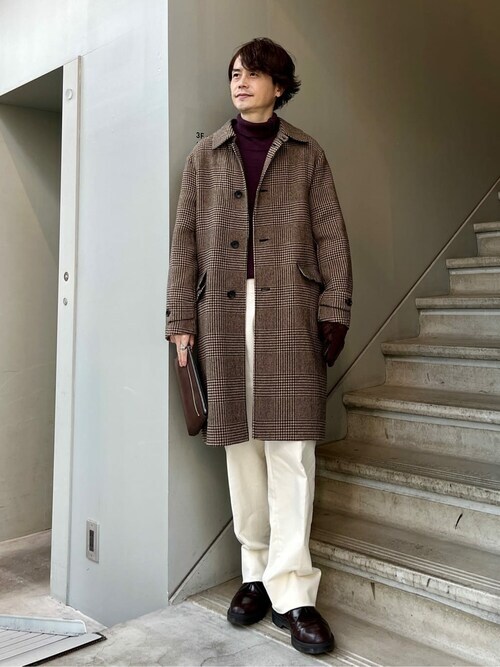 TAKEO KIKUCHITAKEO KIKUCHIさんのステンカラーコートを使った