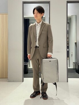 「TAKEO KIKUCHI（タケオキクチ）のアイテム（ジャケット/アウター）」を使った、TAKEO KIKUCHIさん（メンズ・167cm）の夏コーディネート