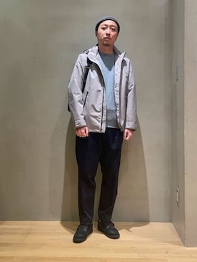 「TAKEO KIKUCHI（タケオキクチ）のアイテム（ジャケット/アウター）」を使った、TAKEO KIKUCHIさん（メンズ・176cm）の秋コーディネート