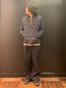 「TAKEO KIKUCHI（タケオキクチ）のアイテム（ジャケット/アウター）」を使った、TAKEO KIKUCHIさん（メンズ・171cm）の秋コーディネート