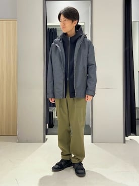 「TAKEO KIKUCHI（タケオキクチ）のアイテム（ジャケット/アウター）」を使った、TAKEO KIKUCHIさん（メンズ・167cm）の秋コーディネート
