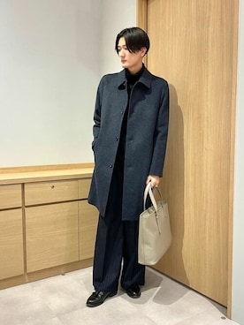 「TAKEO KIKUCHI（タケオキクチ）のアイテム（ジャケット/アウター）」を使った、TAKEO KIKUCHIさん（メンズ・180cm）の秋コーディネート