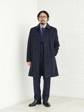 「TAKEO KIKUCHI（タケオキクチ）のアイテム（ジャケット/アウター）」を使った、TAKEO KIKUCHIさん（メンズ・173cm）の秋コーディネート