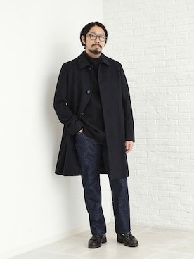 「TAKEO KIKUCHI（タケオキクチ）のアイテム（ジャケット/アウター）」を使った、TAKEO KIKUCHIさん（メンズ・173cm）の秋コーディネート