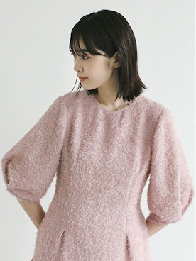 「アイテム（ドレス、ピンク系）」を使った、kaeneSTAFFさん（レディース・162cm）の夏コーディネート