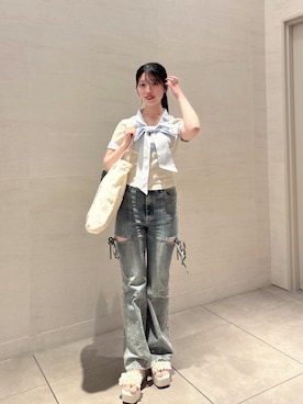 ゆいさん（レディース・155cm）の夏コーディネート