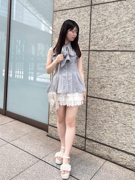 ゆいさん(レディース・155cm)の夏コーディネート